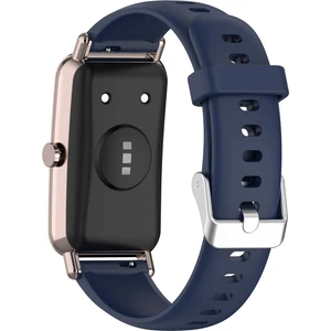 Huawei Için Fit Mini / Talkband B6 / B3 Yedek Saat Band 16MM Saat Kayış Silikon Saat Bandı - Midnight Blue (Yurt Dışından)