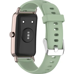 Huawei Için Saat Fit Mini / Talkband B6 / B3 Yedek Saat Band 16MM Saat Kayış Silikon Saat Bandı - Açık Yeşil (Yurt Dışından)