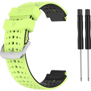 Garmin Forerunner 735XT 620 630 220 230 235 Için Iki Renk Silikon Saat Kayış Bileklik - Kireç / Siyah (Yurt Dışından)