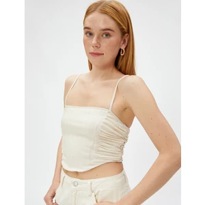 Askılı Büstiyer Drape Detaylı