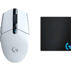 G305 Beyaz Kablosuz Gaming Mouse ve Oem Mouse Pad 40X30 cm