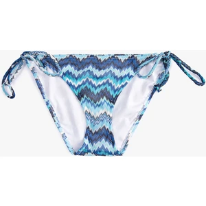 Bikini Altı Yanları Ip Detaylı Dokulu