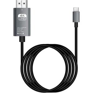 2 Metre Usb-C USB 3.1 Type C To HDMI 4K@30Hz Kablo Type-C To 4K UHD HDMI Thunderbolt 3 Uyumlu