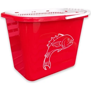 Süzgeçli Balıkçı Kovası 15 Lt Kırmızı Kod 179