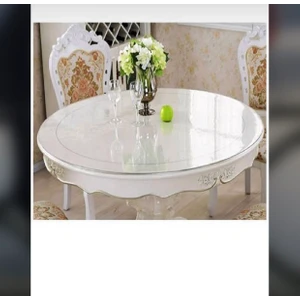 Yüksel Halı Mefruşat Şeffaf Kalın Masa Örtüsü 1.7 mm 100 cm