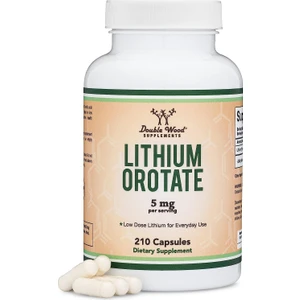 Double Wood Lithium Orotate 5 mg 210 Kapsul For A Calmer Mind, More Balanced Mood, And Better Rest At Night