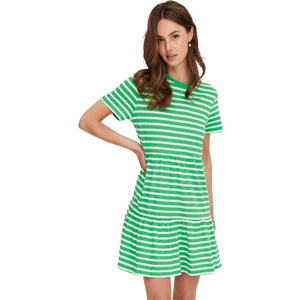 Onlmay S/s O-Neck Peplum Dress Kadın Elbise - 15286934