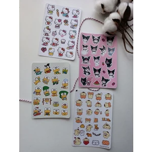 EyER Shoping Sanrio Hello Kitty 88 Adet Etiket Sticker Set