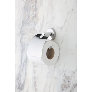 Alper Banyo İris Yapışkanlı Krom Geniş Kapaklı Tuvalet Kağıdı Askısı, Tuvalet Kağıdı Askısı
