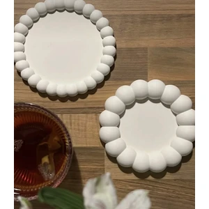 Kums Desing Kums Desıgn Dekoratif 2’li Bubble Organize Takı Tabak Set