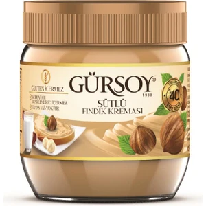 Gürsoy Sütlü Fındık Kreması Cam Kavanoz 400 G