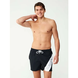 U.S. Polo Assn. Erkek Siyah Orta Boy Deniz Şortu