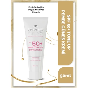 SPF 50+ PINK Tone-Up Sunscreen Yüksek Korumalı Renk Tonu Eşitleyici Pembe Güneş Kremi 50 ml