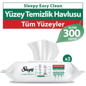 Yüzey Temizlik Havlusu 300 Yaprak Yumuşak Dokulu Ferah Koku Günlük Kullanım için