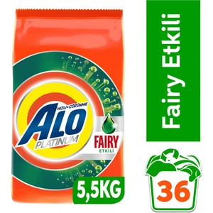 Platinum 5.5 Kg Fairy Etkili Beyazlar Hızlı Çözülme Toz Deterjan