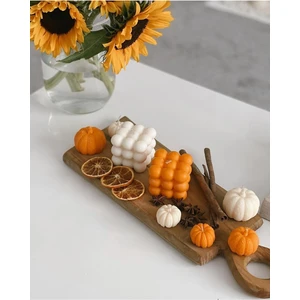 Ersu Store  Dekoratif Bubble 2'li Set Kokulu Mum