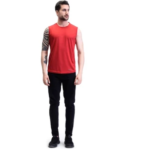Ghassy Co. Erkek Nem Emici Hızlı Kuruma Atletik Teknik Performans Sporcu Sıfır Kol T-Shirt Gym 108