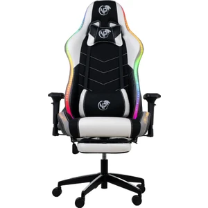 Npo GC3001BW Masaj Yastıklı, Rgb LED Işıklı, 4d Kolçaklı, Ayak Destekli Profesyonel Oyuncu Koltuğu