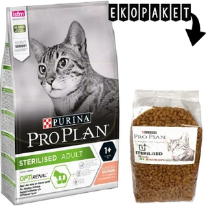 Proplan Sterilised Somonlu Kısırlaştırılmış Kedi Maması 1kg Ekopaket