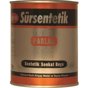 Sürsentetik Yağlı Boya Siyah Mat 1 Kg