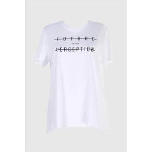 2093_Baskılı V Yaka Kısa Kollu T-shirt
