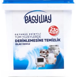 Kova Islak Mendil - Yüzey Temizleme Okyanus Esintili Kokulu - 230 Yaprak Ekonomik Boy