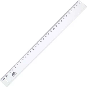 Ekonomik Öğrenci Cetveli Şeffaf 30 cm