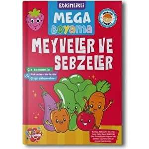 Etkinlikli Mega Boyama - Meyveler ve Sebzeler
