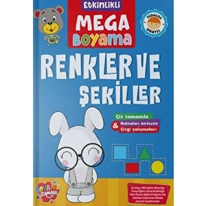 Etkinlikli Mega Boyama - Renkler ve Şekiller