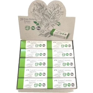 Faber Castell Doğa Dostu Silgi Büyük Boy 20'li Paket Pvc Içermez