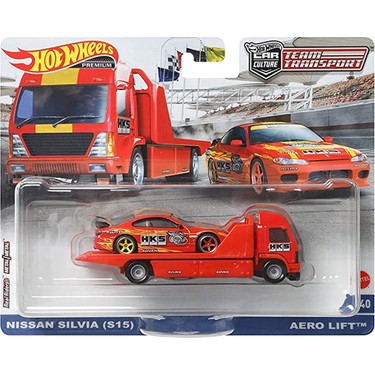 Hot Wheels Team Transport Premium Nissan Silvia S15 Aero Lift