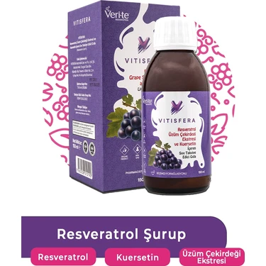 Vitisfera Resveratrol Şurup Orman Meyveleri Aromalı 150