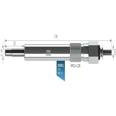 Svac Kızdırma Bujısı Isıtma Npr-59/npr-66 23V. Svac SV053