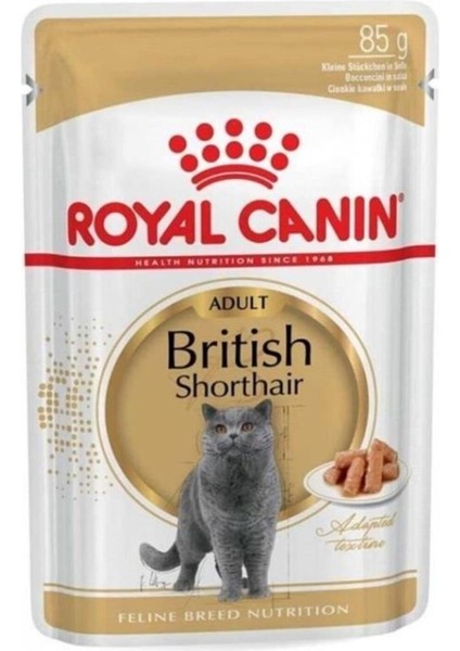 British Shorthair Pouch Konserve 85 gr x 6 Adet