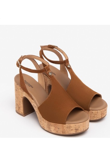Kadın Sandalet E307671D Nerogiardini Velour Tabacco Pu.marsala Rıcoperto 326-TABACCO fiyatları