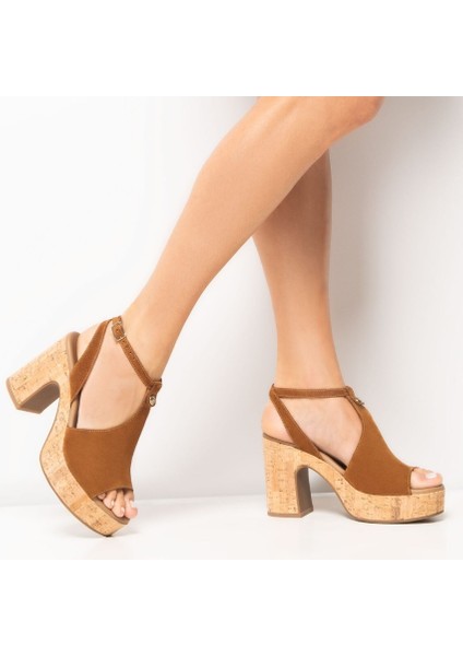 Kadın Sandalet E307671D Nerogiardini Velour Tabacco Pu.marsala Rıcoperto 326-TABACCO indirimleri