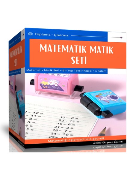 Çocuklar İçin Matematik Matik Seti