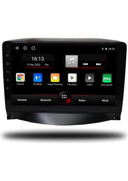 Peugeot 207 Android Carplay Multimedya 2006-2012 2gb Ram + 32GB Hafıza + 4 Çekirdek fiyatları
