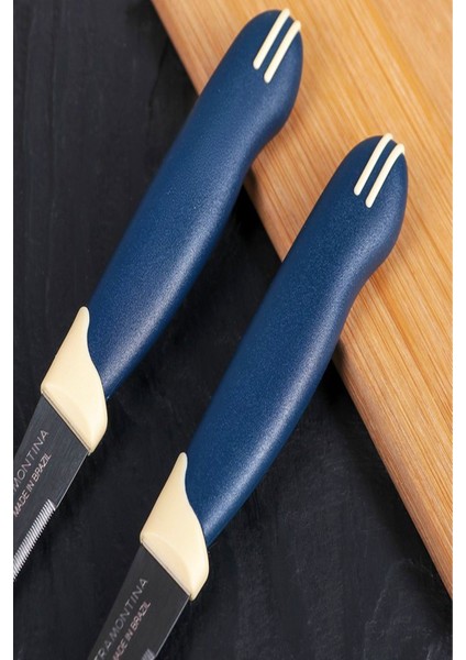 Lazer Tırtıklı Sivri Uçlu Bıçak Meyve ve Sebze Soyma Bıçağı 23512/215 fırsatları