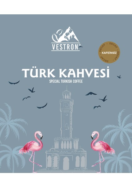 Decaf Kafeinsiz Türk Kahvesi 250 gr