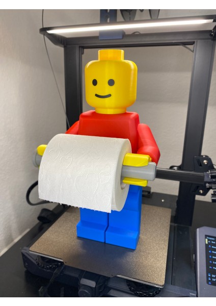 Minifig Tasarım Dekoratif Tuvalet Kağıdı Tutucu