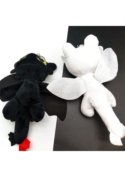 Ejderhanı Nasıl Eğitirsin Peluş Anahtarlık Siyah