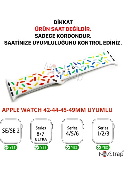 Apple Watch 42 44 45 49 mm Seri 4 5 6 7 8 9 Se Ultra 2 ile Uyumlu Kordon Pride Silikon fiyatları