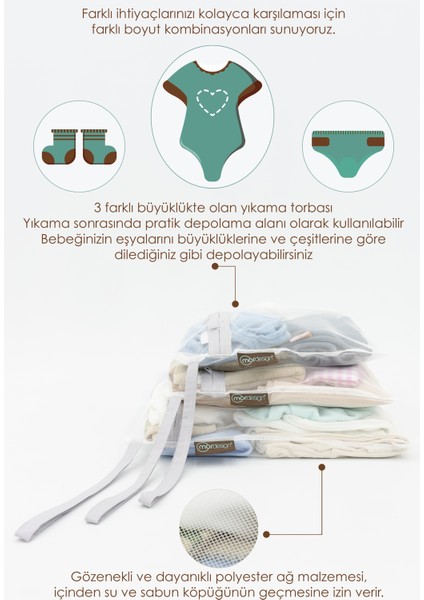 Bebek Çamaşır Yıkama Filesi