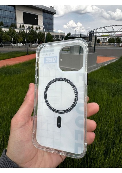 Apple Iphone 14 Pro Max Uyumlu Clone Yumuşak Hissiyatlı Mat Buzlu Magsafe Köşe Korumalı Original Case Emo Off