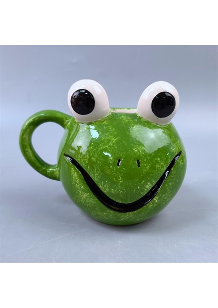 Komik Kurbağa Surat 3D Tasarım Kupa Bardak