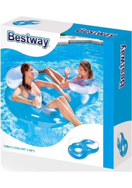 (RS-G)505 Deniz Yatağı 2 Kişilik Güneşlenme Koltuğu 188X117CM Bestway