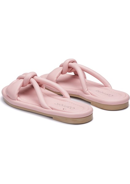 Günlük Kadın Puf Terlik Yumuşak Taban Hafif Esnek Pofuduk Kurdeleli Yazlık Rahat Sandalet 026 modelleri