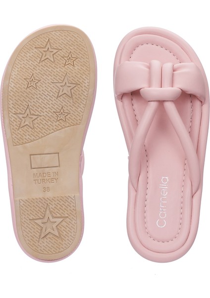 Günlük Kadın Puf Terlik Yumuşak Taban Hafif Esnek Pofuduk Kurdeleli Yazlık Rahat Sandalet 026 fırsatları