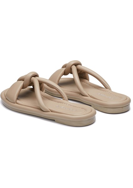 Günlük Kadın Puf Terlik Yumuşak Taban Hafif Esnek Pofuduk Kurdeleli Yazlık Rahat Sandalet 026 modelleri